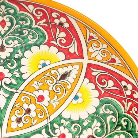 Largan Rishtan ceramics "Patterns", 42 cm, orange-2
