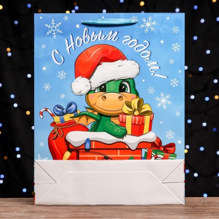 Laminated vertical package "Happy New Year!", 33 x 42 x 10 cm-1