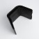 Women's wallet on a magnet, black color