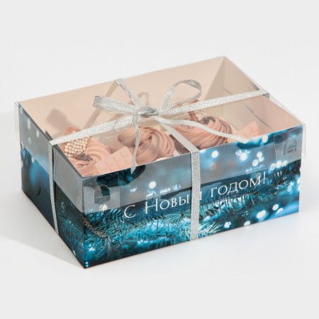 Blue Participer Capcake, 23 x 16 x 10 cm, New Year-2