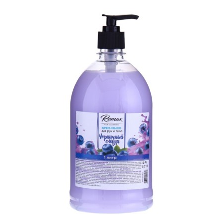 Romax cream "In blueberries", 1 liter
