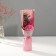 Bouquet of soap petals "Rose and eucalyptus" Pink 7.5x11x34.5 cm