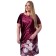 Female dress, size 60, burgundy color