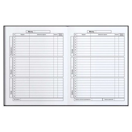 Universal diary for grades 1-11 Neon Cat, solid cover, foil printing, selective UV-lame, matte lamination, universal cheat sheet, 48 sheets-5