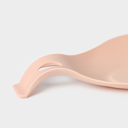 Silicone stand under a spoonful of the share "Simple", 21 × 10 cm, beige color-4