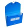 A4 elastic band, 12 departments, blue