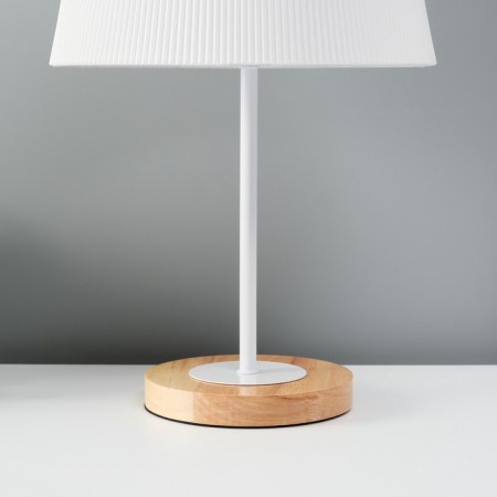 Luminaire desktop "severity" 1x40W E27 beige 22.5x22.5x41.5cm-2