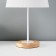 Luminaire desktop "severity" 1x40W E27 beige 22.5x22.5x41.5cm