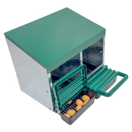 Nest for chickens Hobbyfarm 2 sections with an ovumer-1