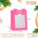 Gift package with the Bant window 26 x 35 x 15 cm, pink