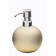 Lucida liquid soap dispenser, gold color
