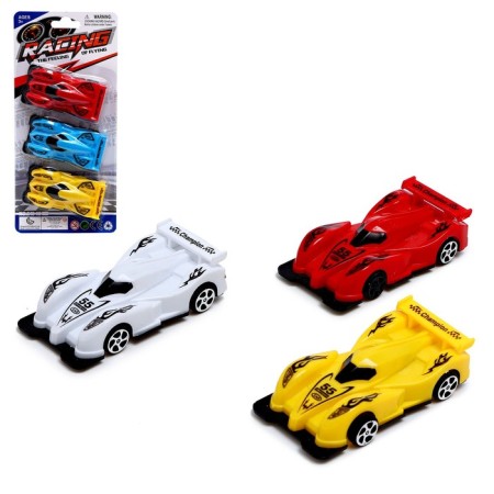 Set of inertial vehicles "Reiser", 3 pieces, mix