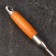 Double -double meat hook, 50cm, with a wooden handle