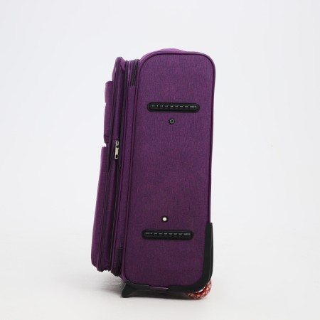 Small 24 suitcase "on lightning, code castle, with extension, purple color-3