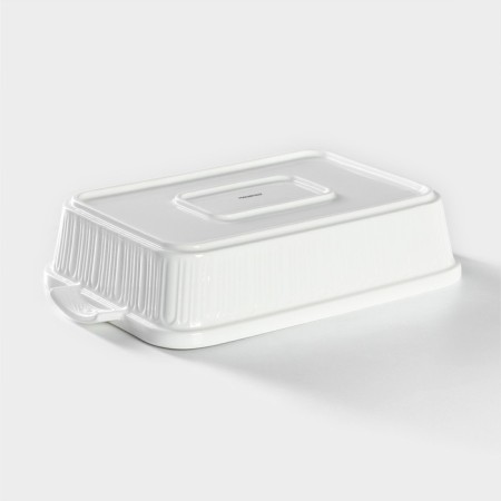 Marmite of heat -resistant ceramics rectangular Magistro "Estet", 2 l, 31 × 19 × 11 cm-6