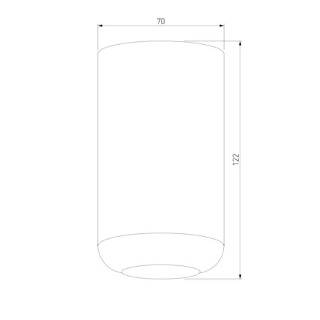 Lamp ceiling Elektrostandard, Onde Led 10 W, 70x70x122 mm, IP20, white color-4