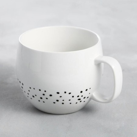 Ceramic mug XXL "Super Mom", 600 ml, white color-6