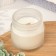 Aromatic candle made of soy wax in a bank, 75 g, melon mb