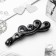 Hair banana "Classic" curls, 10.5 cm, black