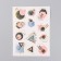 Photo album 25 sheets (stickers+rings) "Geometry" embossing gold 19x27x3 cm