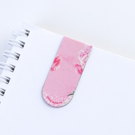 Magnetic laying and paper block “from March 8”, size 7 cm x 9 cm, 30 sheets.-3