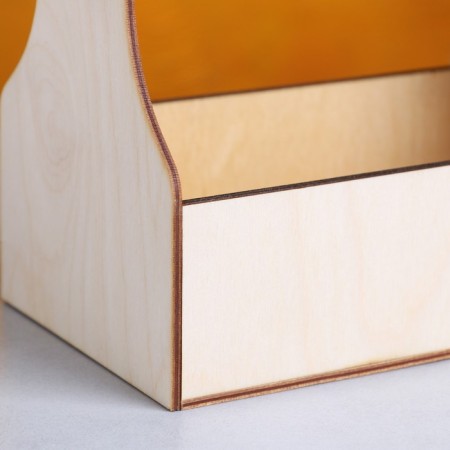 Kashpo wooden 20 × 12.5 × 20 cm stella mono, pen High, natural give beautifully-3