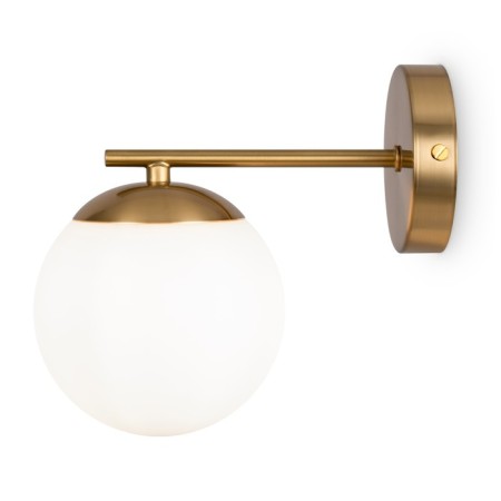 Bra Freya Fr5230WL-01BS Marble, 210x210x200 mm, E27, 1x60W, brass color-1