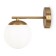 Bra Freya Fr5230WL-01BS Marble, 210x210x200 mm, E27, 1x60W, brass color
