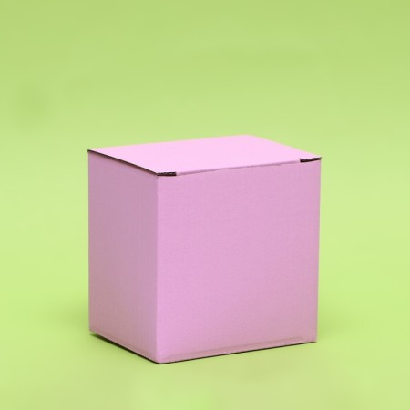 Box under a mug, without a window, pink 12 x 9.5 x 12 cm-1