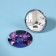 Pocket mirror "city", d = 7 cm, multi -colored