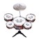 Drum installation "Rock", 5 drums, plate, sticks, stool