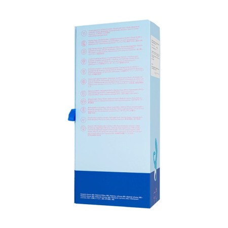 Unrealistic vibrator Satiffyer Embrace Me, silicone, blue color-3