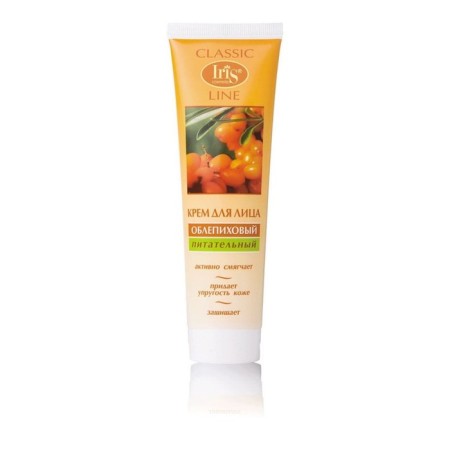 Facial cream Iris Cosmetic "sea buckthorn", nutritious, 100 ml
