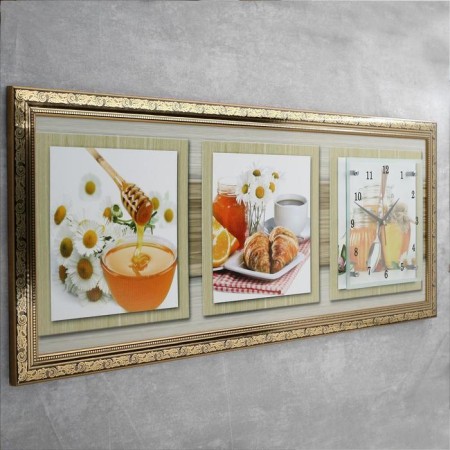 Carty clock, series: kitchen, "Honey Fantasy", 35 x 100 cm-6