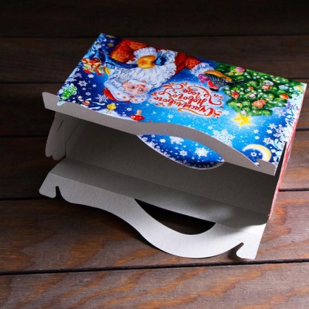 Gift box "Happy New Year" 22.5 x 10 x 10 cm,-4