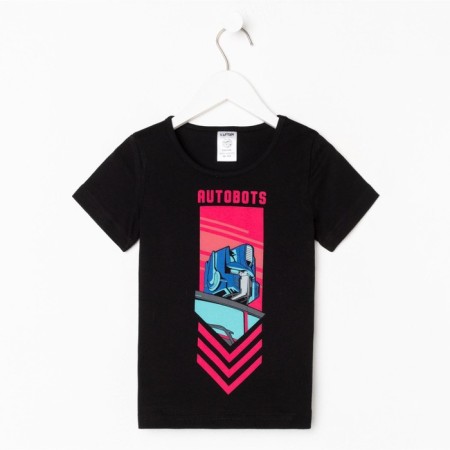 Children's T-shirt "Autobots", Transformers, height 86-92, black-4