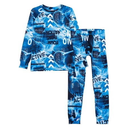 Thermal complex for a boy: trousers, sweatshirt, height 158 ​​cm-3