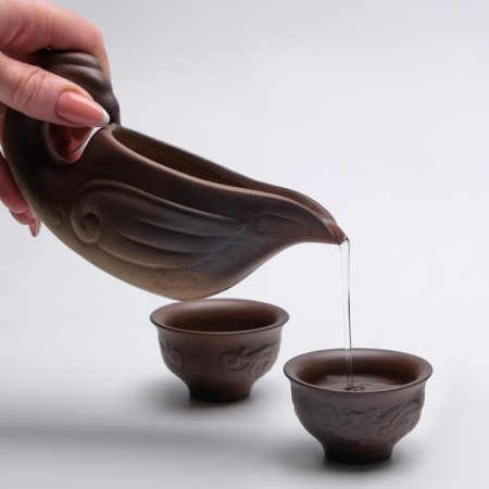 A set for a tea ceremony 10 in 1 Dragon, 8 people, a cup of 180 ml-7