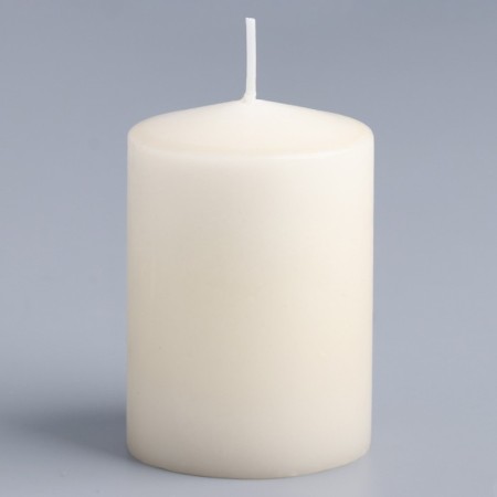 Candle - Aromatic "spicy apple" cylinder, 5.6x8 cm-1