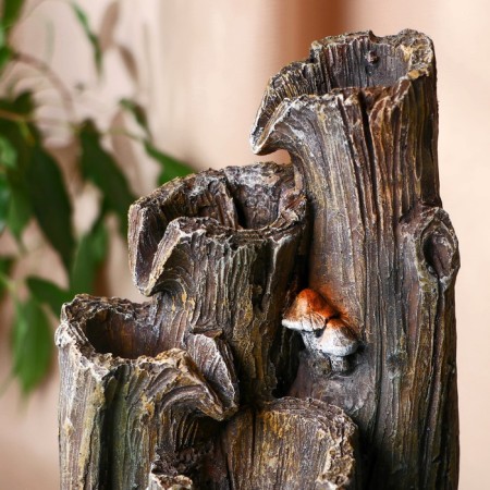 Fountain "Bryvna Vertical" mushrooms, 16x20x27 cm (with backlight)-1