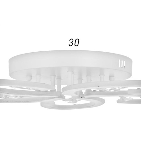 Causteen with PDU "Florence" LED 80W 3 modes 3000-6000k white 60x60x9 cm Bayerlux-7