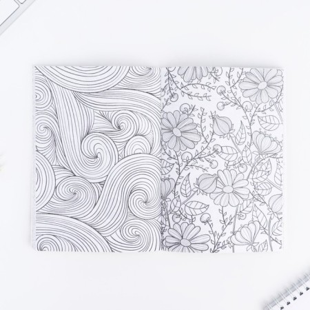 Fruster with coloring anti -stress A5, 80 liters "Creative cat"-3