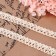 Knitted lace, 15 mm × 15 ± 1 m, beige color