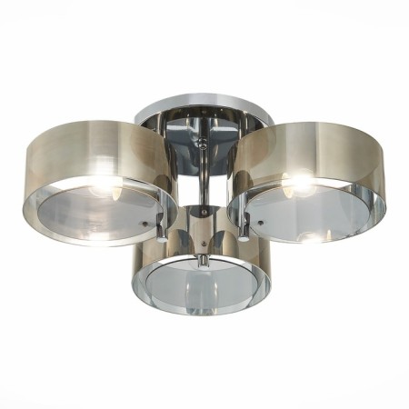 Ceiling EVOLUCE lamp. SL483.702.03. Foresta. 3x40 watts, E27, 60x60x20 cm, chromium color-8