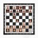 Demonstration chess 60 x 60 cm "Game time" on a magnetic board, 32 pcs, black