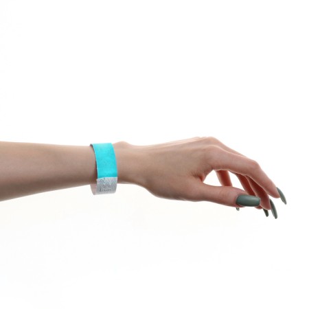 Paper control bracelet "Aqua" Tyvek 100 pieces-3