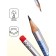 Pencil Chernographic NV with an eraser, multiplication table, round mix