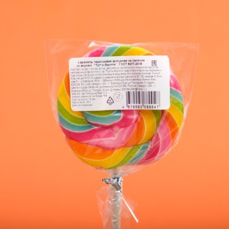 Caramel Lollice disk, with tastes apricot, tutti-freight, gooseberries, 30 g-5