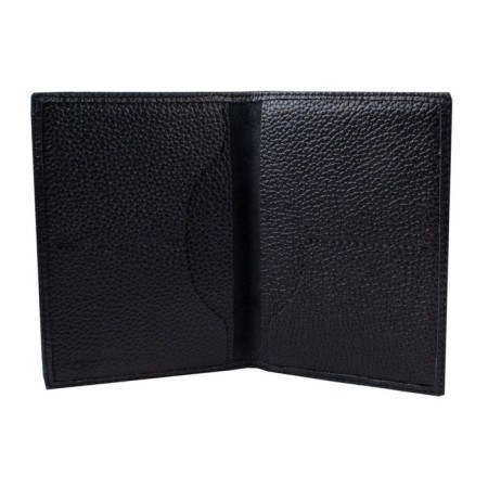 Cover for passport, black color-1