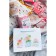 Gift package laminated, packaging, “with wishes...” 22 x 17.5 x 8 cm